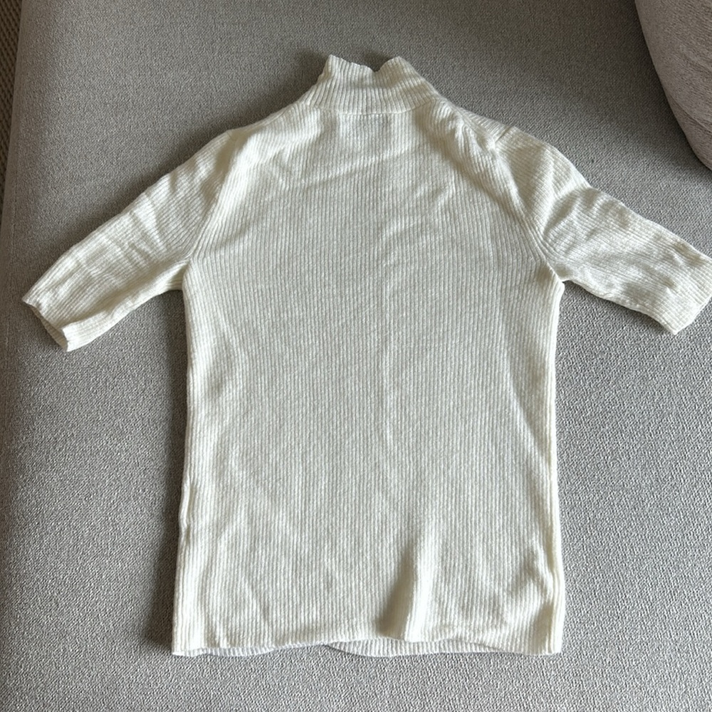 100% Merino Wool Ribbed Top - Picture 4 of 5